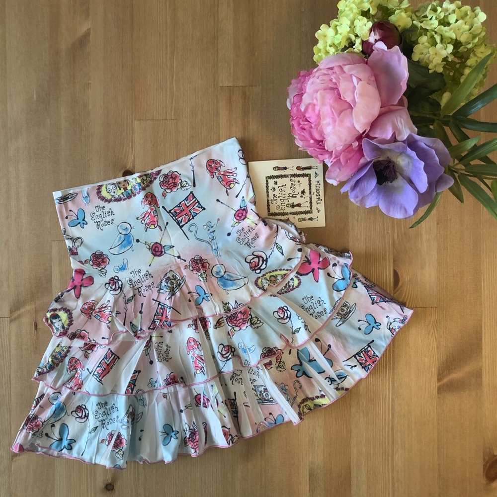 English Roses by Madonna NWT Top and skirt set - Picture 6 of 8